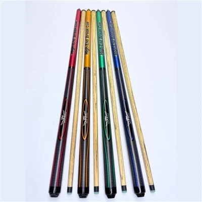 Zwei-teiliges, farbenfrohes Break-Cue